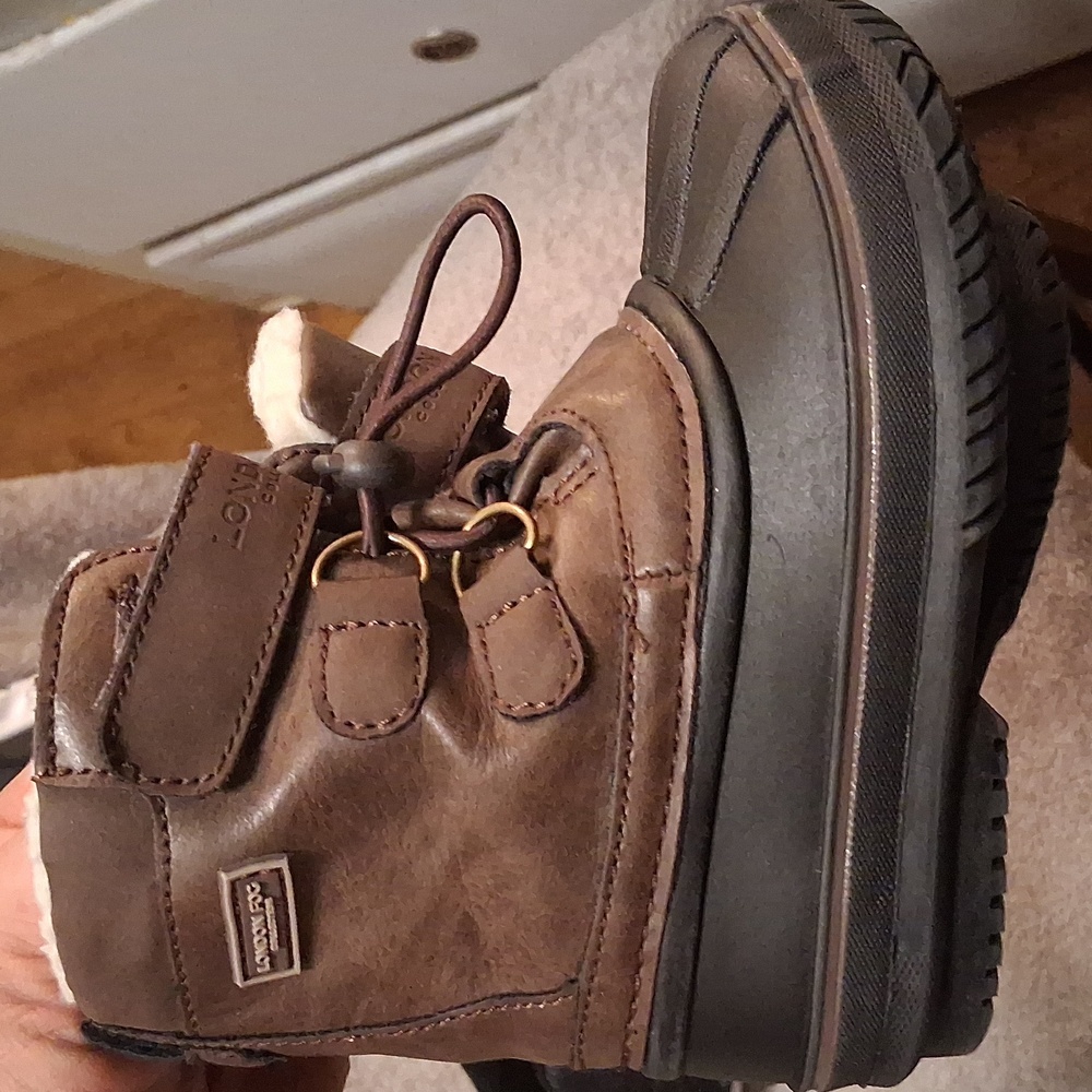 Kids Brown Snow Boots